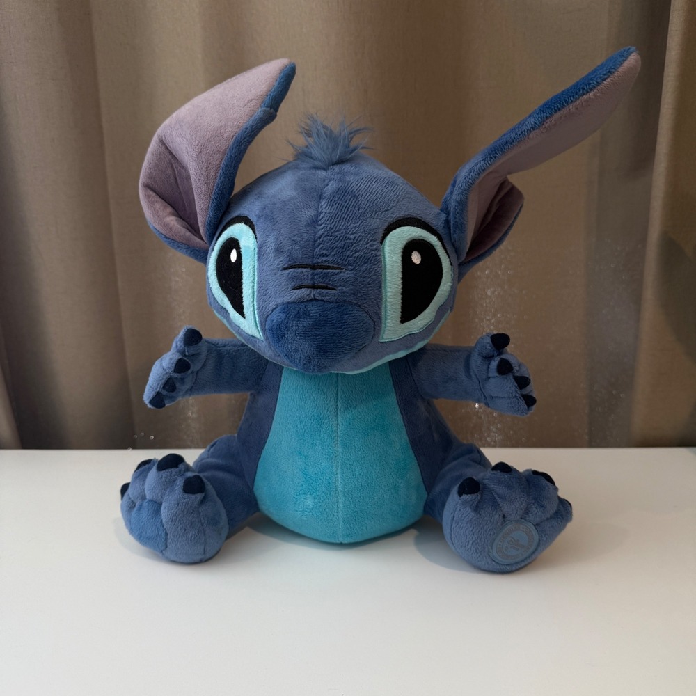 Disney Store Stitch Plush Lilo & Stitch Blue Stuffed Animal 15 inch Authentic